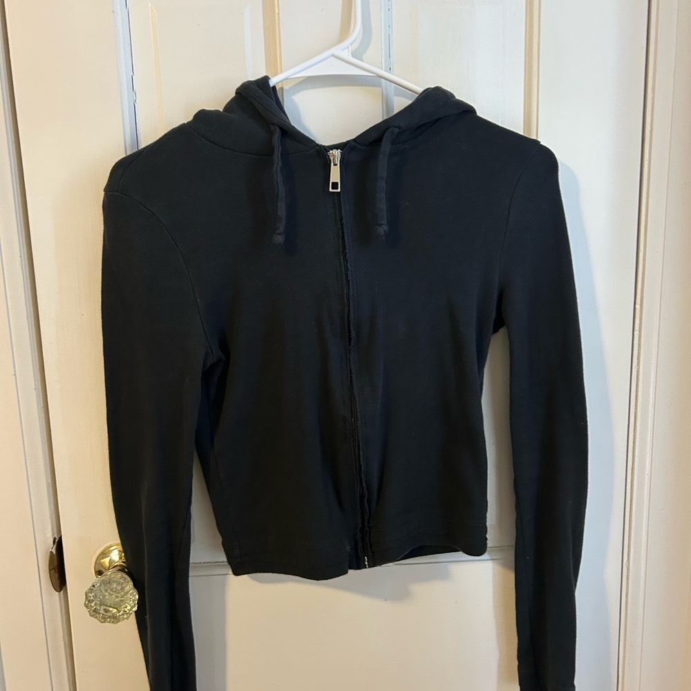 Urban Outfitters Black Zip Up